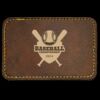 Faux Leather Engravable Patch - Round-Corner Rectangular Thumbnail