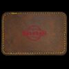 Faux Leather Engravable Patch - Round-Corner Rectangular Thumbnail