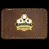 Faux Leather Engravable Patch - Round-Corner Rectangular Thumbnail
