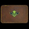 Faux Leather Engravable Patch - Round-Corner Rectangular Thumbnail