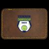 Faux Leather Engravable Patch - Round-Corner Rectangular Thumbnail