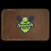 Faux Leather Engravable Patch - Round-Corner Rectangular Thumbnail