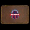 Faux Leather Engravable Patch - Round-Corner Rectangular Thumbnail