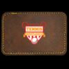 Faux Leather Engravable Patch - Round-Corner Rectangular Thumbnail