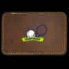 Faux Leather Engravable Patch - Round-Corner Rectangular Thumbnail