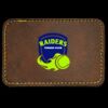 Faux Leather Engravable Patch - Round-Corner Rectangular Thumbnail