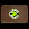 Faux Leather Engravable Patch - Round-Corner Rectangular Thumbnail