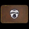 Faux Leather Engravable Patch - Round-Corner Rectangular Thumbnail