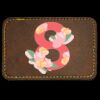 Faux Leather Engravable Patch - Round-Corner Rectangular Thumbnail