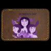 Faux Leather Engravable Patch - Round-Corner Rectangular Thumbnail