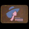 Faux Leather Engravable Patch - Round-Corner Rectangular Thumbnail