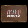 Faux Leather Engravable Patch - Round-Corner Rectangular Thumbnail