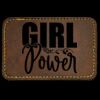 Faux Leather Engravable Patch - Round-Corner Rectangular Thumbnail