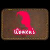 Faux Leather Engravable Patch - Round-Corner Rectangular Thumbnail