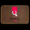 Faux Leather Engravable Patch - Round-Corner Rectangular Thumbnail
