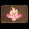 Faux Leather Engravable Patch - Round-Corner Rectangular Thumbnail