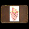 Faux Leather Engravable Patch - Round-Corner Rectangular Thumbnail