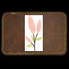 Faux Leather Engravable Patch - Round-Corner Rectangular Thumbnail