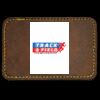 Faux Leather Engravable Patch - Round-Corner Rectangular Thumbnail