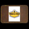 Faux Leather Engravable Patch - Round-Corner Rectangular Thumbnail