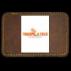 Faux Leather Engravable Patch - Round-Corner Rectangular Thumbnail