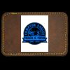 Faux Leather Engravable Patch - Round-Corner Rectangular Thumbnail