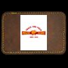 Faux Leather Engravable Patch - Round-Corner Rectangular Thumbnail