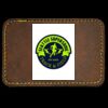 Faux Leather Engravable Patch - Round-Corner Rectangular Thumbnail