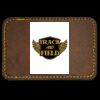 Faux Leather Engravable Patch - Round-Corner Rectangular Thumbnail