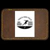 Faux Leather Engravable Patch - Round-Corner Rectangular Thumbnail