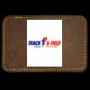 Faux Leather Engravable Patch - Round-Corner Rectangular Thumbnail