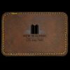 Faux Leather Engravable Patch - Round-Corner Rectangular Thumbnail