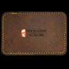 Faux Leather Engravable Patch - Round-Corner Rectangular Thumbnail
