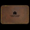 Faux Leather Engravable Patch - Round-Corner Rectangular Thumbnail