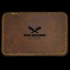 Faux Leather Engravable Patch - Round-Corner Rectangular Thumbnail
