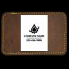 Faux Leather Engravable Patch - Round-Corner Rectangular Thumbnail