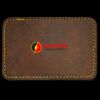 Faux Leather Engravable Patch - Round-Corner Rectangular Thumbnail