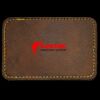 Faux Leather Engravable Patch - Round-Corner Rectangular Thumbnail