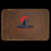 Faux Leather Engravable Patch - Round-Corner Rectangular Thumbnail