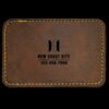 Faux Leather Engravable Patch - Round-Corner Rectangular Thumbnail