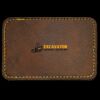 Faux Leather Engravable Patch - Round-Corner Rectangular Thumbnail