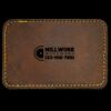 Faux Leather Engravable Patch - Round-Corner Rectangular Thumbnail