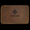 Faux Leather Engravable Patch - Round-Corner Rectangular Thumbnail