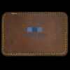 Faux Leather Engravable Patch - Round-Corner Rectangular Thumbnail