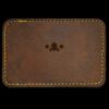 Faux Leather Engravable Patch - Round-Corner Rectangular Thumbnail