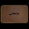 Faux Leather Engravable Patch - Round-Corner Rectangular Thumbnail