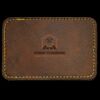 Faux Leather Engravable Patch - Round-Corner Rectangular Thumbnail
