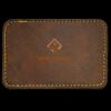 Faux Leather Engravable Patch - Round-Corner Rectangular Thumbnail