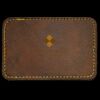 Faux Leather Engravable Patch - Round-Corner Rectangular Thumbnail