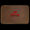 Faux Leather Engravable Patch - Round-Corner Rectangular Thumbnail